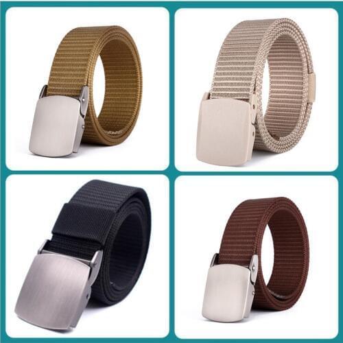 Men women Tactical belt Nylon Military Waist belt with Metal buckle Adjustable Heavy Duty Training Waist belts Hunting luxury