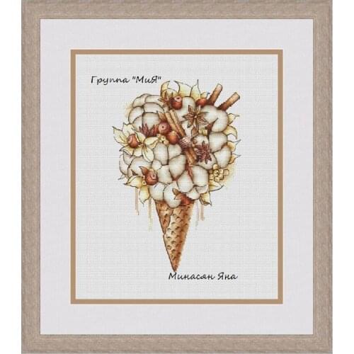 Cotton ice cream bouquet 27-35 Cross Stitch Kit Packages Counted Cross-Stitching Kits Cross stich Painting Set