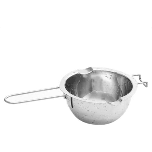 Stainless Steel Chocolate Butter Milt Melt Ting Bowl Long Grip Handle DIY Pastry Cooking Dessert Baking Pastry Kitchen Tools