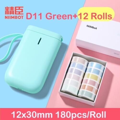 NIIMBOT D11/D61 Morandi gift box set thermal self adhesive label hand account material small label graffiti set paper
