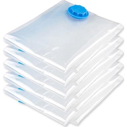 New Quilt Clothes Vacuum Storage Bag Waterproof Foldable Dustproof Moisture-Proof Household Storage Bag