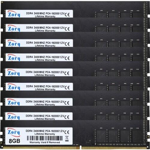 10 pieces set 4GB 8GB DDR4 2400mhz 2666mhz RAM 288PIN Intel and AMD Desktop Memory RAM PC4-19200 Wholesale Price