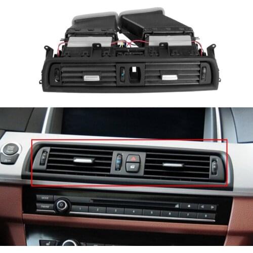 Front Console Dash Air Conditioner AC Vent Complete Assembly for BMW 5 Series F10 F18 2010 2011 2012 2013 2014 2015 2016 2017