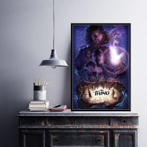 Posters And Prints John Carpenter The Thing Canvas Painting Wall Pictures For Living Room Movie Decoration Home Decor Plakat