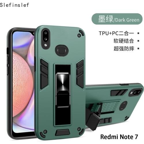 Shockproof Armor Case For Xiaomi Redmi Note 9 9S 8 Pro 7 9A 9C 9 With Stand Holder Phone For Xiaomi Redmi Note 9 9S 9A 9C Covers