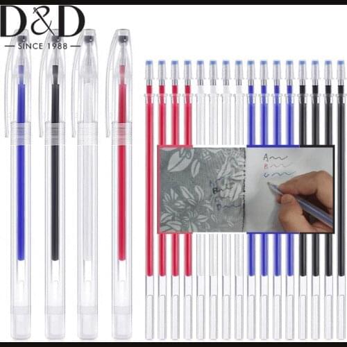 4 Colors Heat Erasable Fabric Pens with 20 Erasable Pen Refills Fabric Marking Pens Heat Erase Pens for Fabric Dressmaking