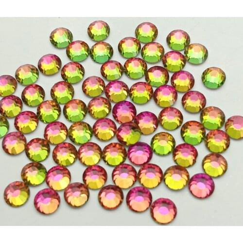 Red Flame SS3-SS20 Non Hot Fix Crystal Glass Rhinestone Flat Back Strass Nail Glitters Garment Stone
