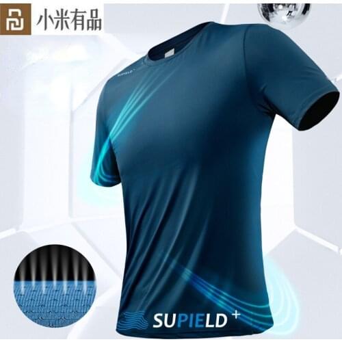 Supield Multicolor Quick Dry Sport Air Conditioning T Shirt Running T-Shirt Mens Breathable Sportswear for xiaomi youpin