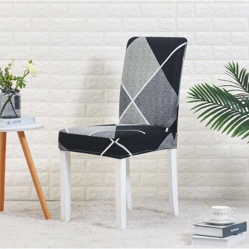Waterproof chair cover Spandex chair cover For wedding banquet restaurant office Printed chair cover