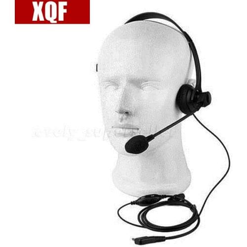 XQF 2PIN VOX PTT Mic Headset for BAOFENG UV-5R PUXING KENWOOD WOUXUN Walkie Talkie