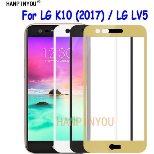 For LG K10 (2017) X400 M250N / LG LV5 5.3" Full Cover Tempered Glass Screen Protector Ultra Thin Explosion-proof Protective Film