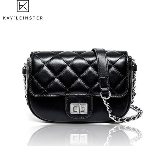 Sac A Main Femme De Marque Luxe Cuir Genuine Leather Handbags Women 2020 New Fashion Chain Bag Texture Messenger Small Bag