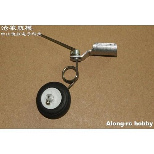 Free shipping 2 pcs metal mini tail landing gear For 1000mm WINGSPAN F3A skylarks 3A RC Plane RC airplane DIY model part