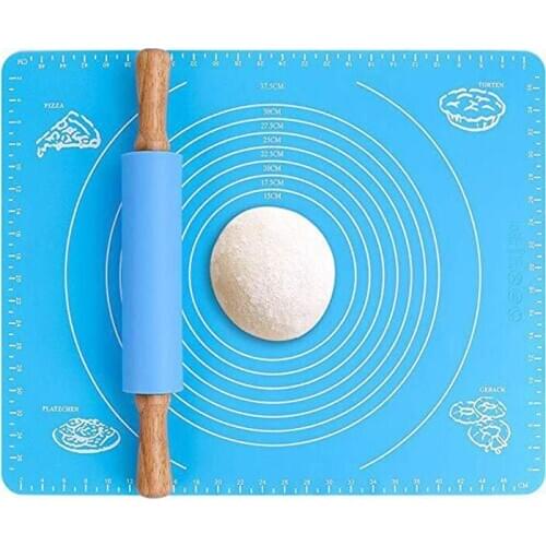 3 Size Silicone Non-Stick Kneading Dough Mat Cookie Cake Pastry Baking Pads Kitchen Cooking Tool