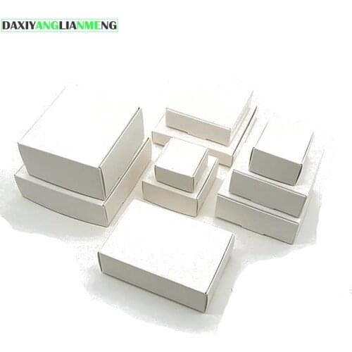 30pcs/lot 7.5x7.5x4cm Gift Packaging Kraft Paper Box Event Party Wedding Candy Chocolate Bakery Baking Cake DIY Soap Packing