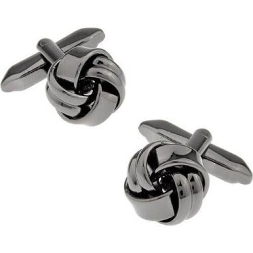 C-MAN Luxury shirt Black Kont cufflink for mens Brand cuff buttons cuff links High Quality abotoaduras Jewelry