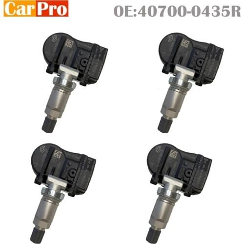 4 Pieces Tire Pressure Sensor TPMS 407000435R 40700-0435R S180052064Z for Renault Megane Fluence Laguna Latitude Scenic