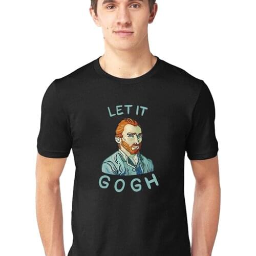 Van Gogh Self Portrait T Shirt Vintage Aesthetic Men Graphic Tee Tops Artistic Oil Painting Creative Design Men Clothing Shirts
