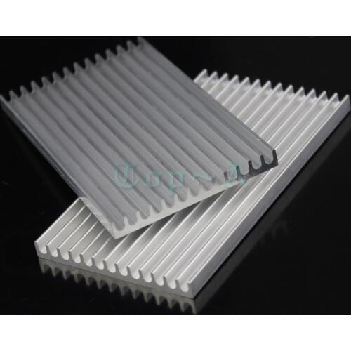 Gdstime 1 piece 100mm x 55mm x 6mm Aluminum Heatsink Radiator Router Heat Sink Chip Electronic Products Cooling Fan 100x55x6mm