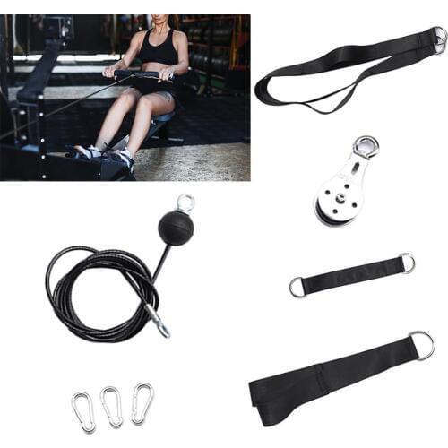 Indoor fitness multifunctional pulley system triceps training device fitness exercise equipment cable machine accessories forGym