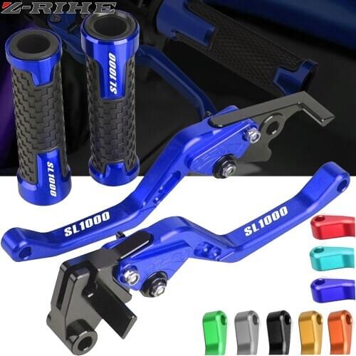 Motorcycle CNC aluminum Adjustable short Brake Clutch Lever Handle Grips For Aprilia SL1000 SL 1000 2000 2001 2002 2003 2004