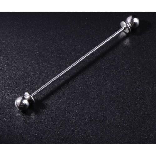Men Shirt Pins Tie Clip Collar Clasp Luxury Business Wedding Brooch Bar Ornament 13MD