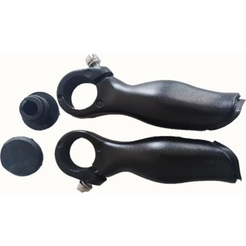 Mountain bike aluminum alloy vice handle frosted one pair of bicycle rest vice handle claw horn aluminum alloy handle