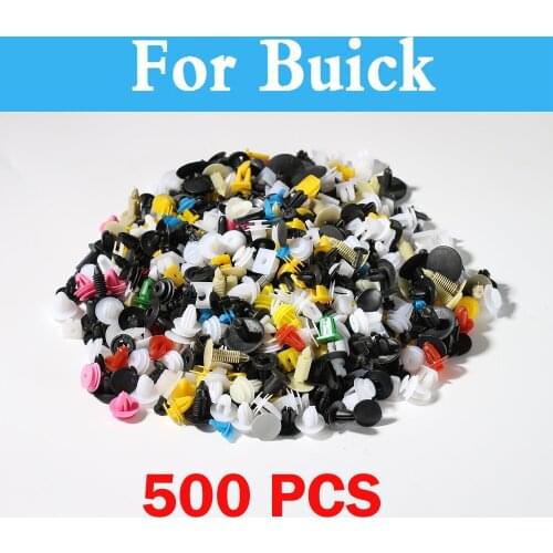 New 500pcs Mixed Auto Bumper Clips Fastener Rivet Door Panel Universal For Buick Encore Lesabre Century Enclave Excelle Lacrosse