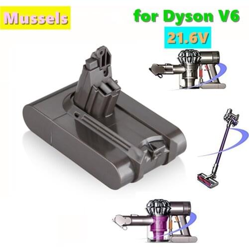 New 12800mAh 21.6V 9.8Ah Li-ion Battery for Dyson V6 DC58 DC59 DC61 DC62 DC74 SV09 SV07 SV03 965874-02 Vacuum Cleaner Battery