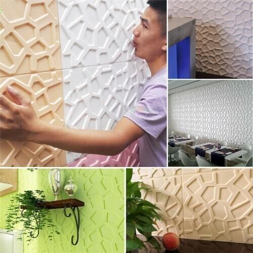 Wallpapers XPE 3D 60*60cm TV Background Brick Wall Sticker Living Room Bedroom Decorative Stickers