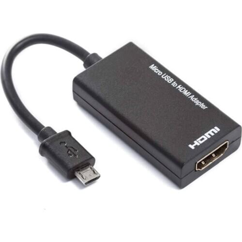 Male Micro USB To HDMI Female 1080P HD Audio Video Cable Adapter For HDTV Adapters For Samsung For Huawei Android Phone Tablet