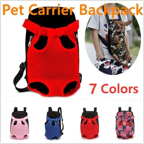 Legs Out Front Pet Dog Carrier Backpack For Dogs Puppies Front Chest Backpack For Travel Walking for Small Medium Large 7 Colors