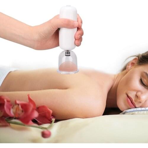 3 In 1 Replaceable Guasha Electric Cupping Guasha Scraping Pump Suction Massage Cupping Suction Therapy Body Back Neck Massager