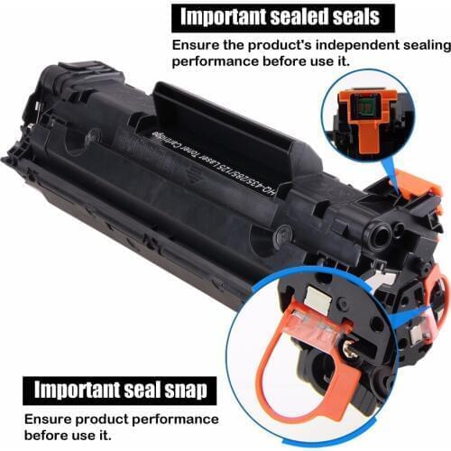 2PK Compatible Toner Cartridge CB435A 35A 435 435a Replacement for Laserjet P1002 P1003 P1004 P1005 P1006 P1007 P1009 printer