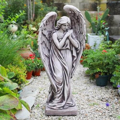 RESIN CRAFTS ANGEL FIGURINES FIGURES STATUE OUTDOOR GARDEN SCULPTURE DECORATION COURTYARD PARK VILLA HOME DECOR A1624