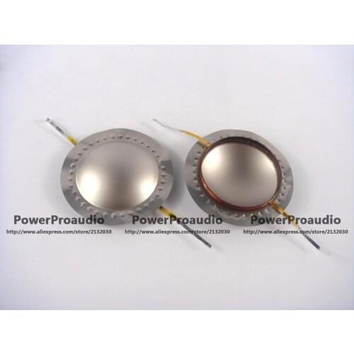 2PCS 1.75inch 44.4mm 44.5mm Speaker Diaphragm Horn Driver Repair kit 8Ohm CCAR Flat Wire