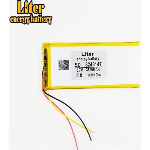 3 line 3248147 Battery Pack for 7" Irbis TX18 TX27 TX69 TX57 TX22 TX54 TX33 TX34 TX50 TX71 TX72 TX46 3G Tablet Polymer li-ion