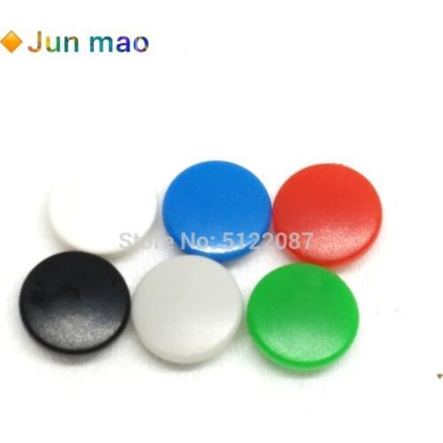 30Pcs A29 Micro Tactile Push Button Switch Cap Momentary Tact Cap fit 6*6 Switchs Red Black White Grey Blue Green 6x6mm