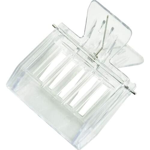 5PCS Bee Queen Catcher Colorless Transparent Plastic Clip Cage Durable Beekeeper Tool Beekeeping Equipment Isolation Room