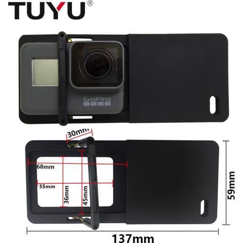 Switch Mount Plate Adapter For Gopro 6 5 4 xiao Yi mi 4k eken cam For DJI Osmo Mobile Zhiyun Handheld Gimbal Camera Accessories