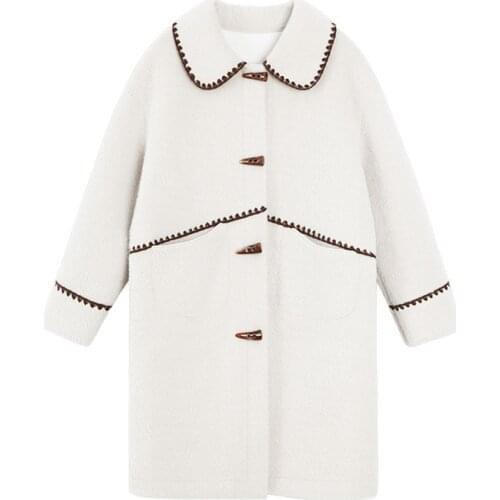 AOZUZLA Women's Beige Coats