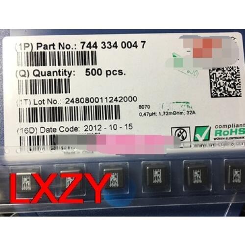 Free Shipping 10PCS/lot 744770147 WE470 47UH 3A 12X12X8MM W E original patch shielded power inductor