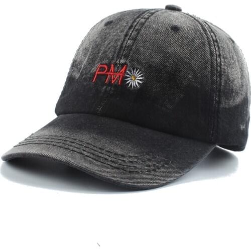 Washed 100% Cotton Baseball Cap Summer Denim Hats For Women Men Vintage Dad Hat Embroidery Letter Outdoor Sport Hip Hop Caps