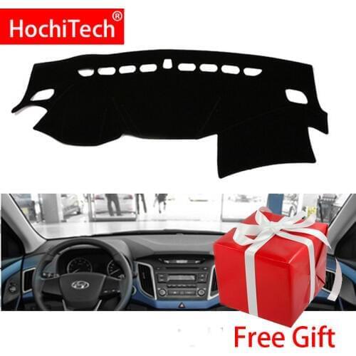 For Hyundai IX25 Creta 2014-2018 Right and Left Hand Drive Car Dashboard Covers Mat Shade Cushion Pad Carpets Accessories