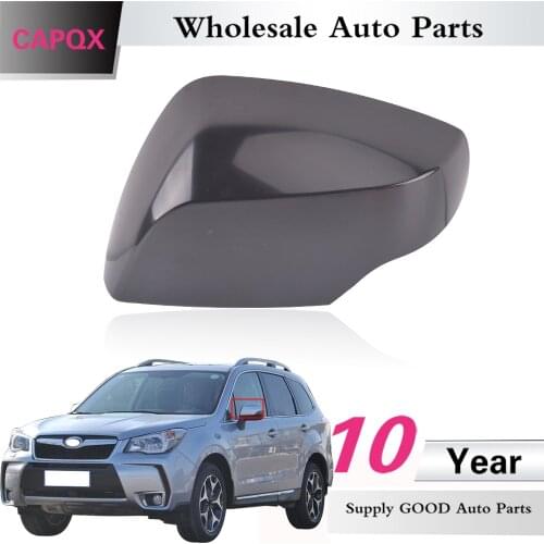 CAPQX Outside Rearview Mirror Cover For Subaru Forester Outback XV Impreza WRX STI Legacy rear view mirror shell housing Frame