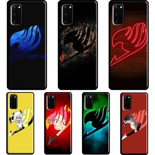 Fairy Tail Logo Case For Samsung Galaxy S21 Ultra S8 S9 S10 Plus Note 9 10 Note 20 Ultra S20 FE Back Cover