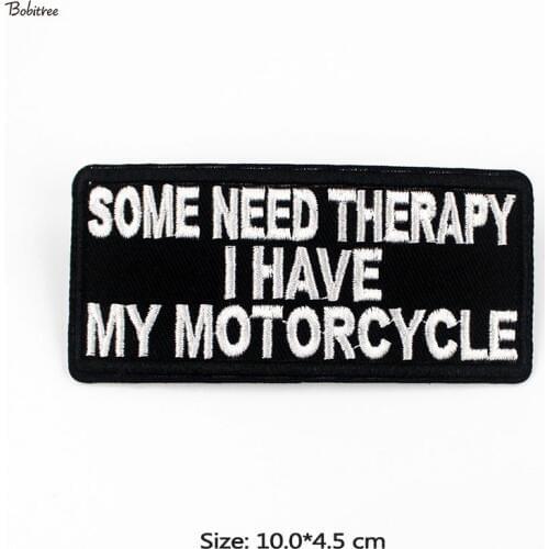 Black White English words Iron Patches Embroidered Badges Cotton Fabric Sewing Appliques for cloth Jacket DIY Accessory