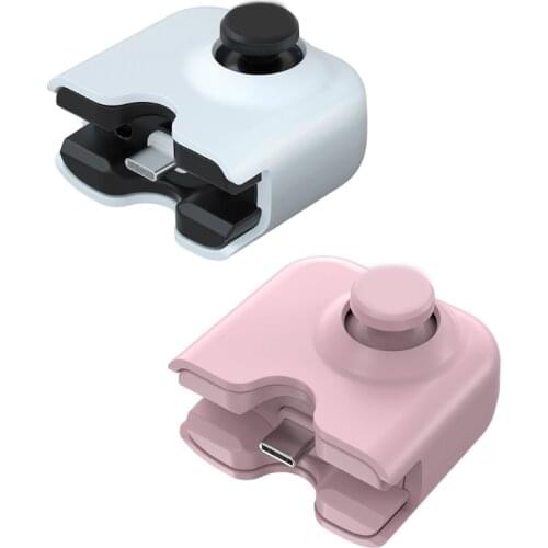 Physical Entity Expanded Field of View No Electricity Design Mobile Game Joystick for iOS 13.4 and Above Pink /White