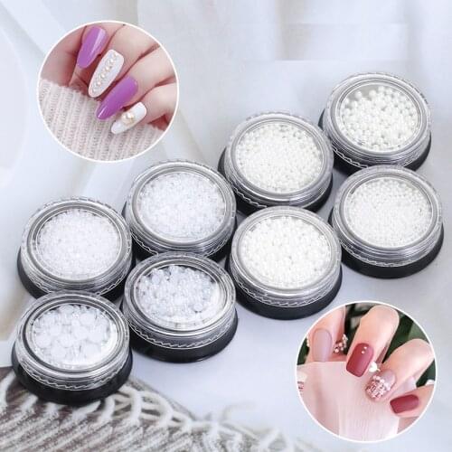 HUAICHUAN Pearls For Nail Design