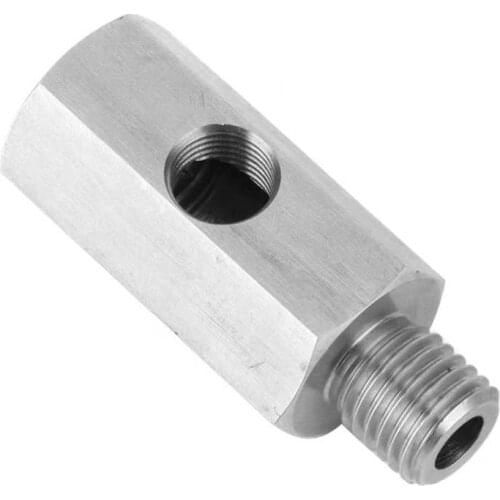 Male to Female 1/8in to M12X1.5 Adapter Turbo Oil Pressure Sensor Supply Feed Line Gauge Fit for Honda